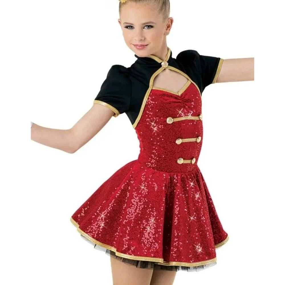 Weissman Dance Costume Bellhop Boogie Circus Ringleader MC Medium Child